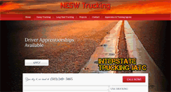 Desktop Screenshot of neswtrucking.com